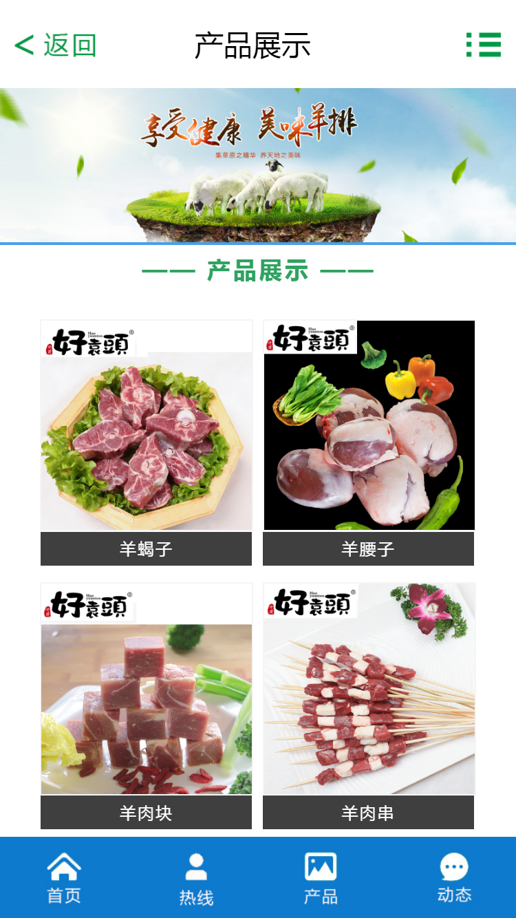 寶豐集團好袁頭有限責(zé)任公司手機站設(shè)計