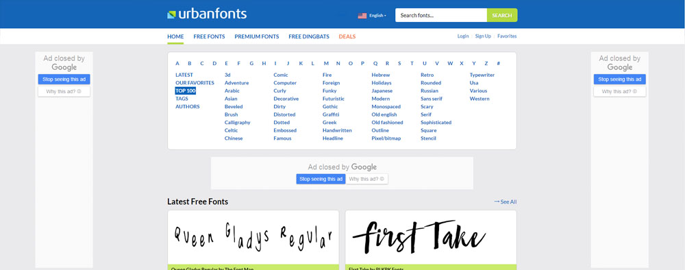 好看的英文字體收藏，再也不怕設(shè)計(jì)英文網(wǎng)站了！ 英文字體網(wǎng)站